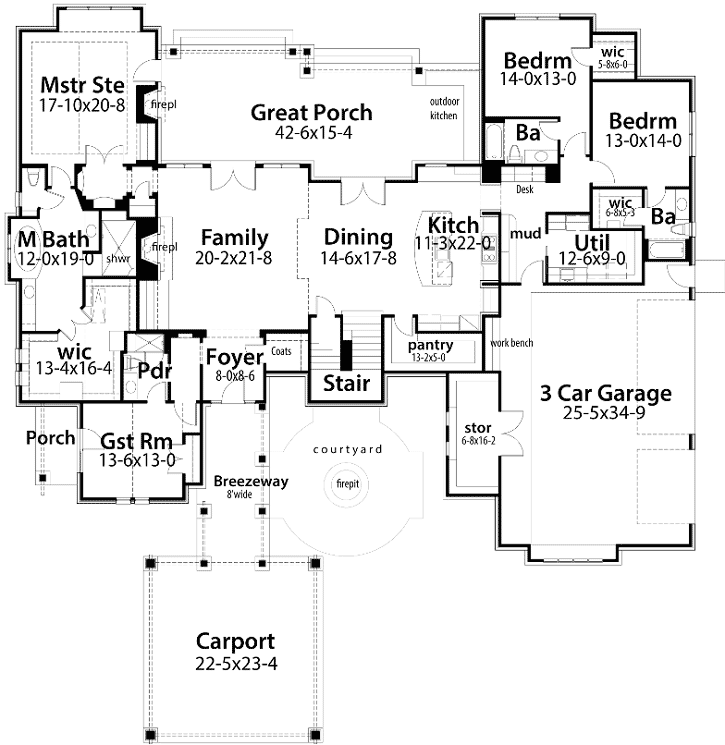 Main Floor Plan: 61-191