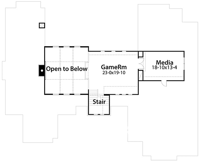 Upper/Second Floor Plan: 61-191