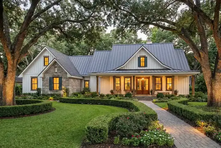 Country house plans 61-236 - front exterior, 2,093 sq ft, 3 bed, 2 bath house plans | Monster House Plans