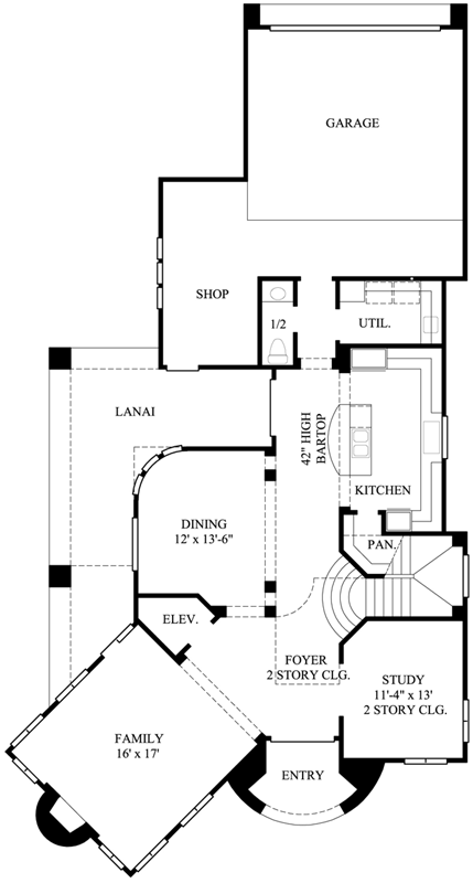 Main Floor Plan: 62-107
