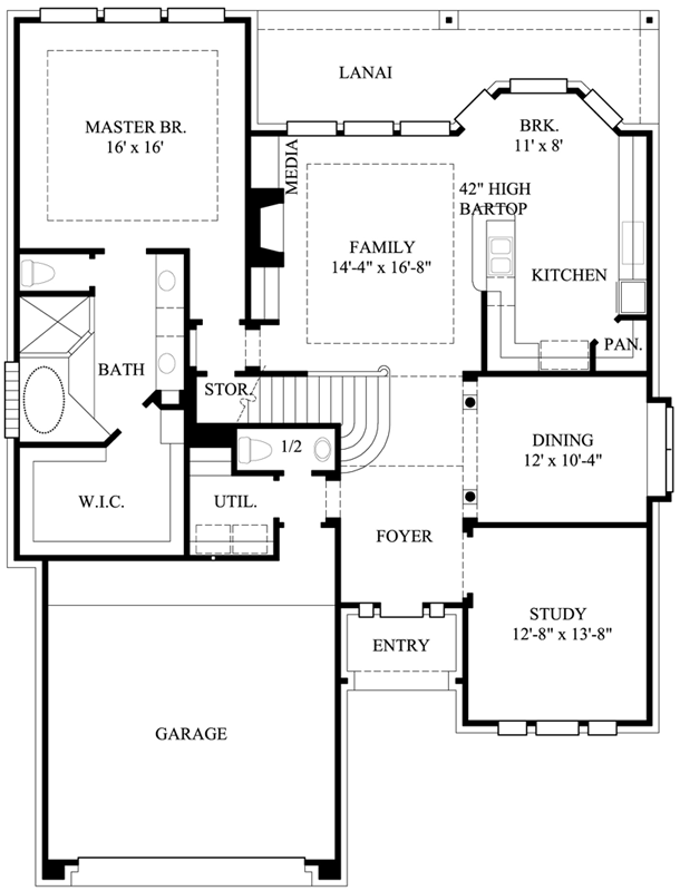 Main Floor Plan: 62-108