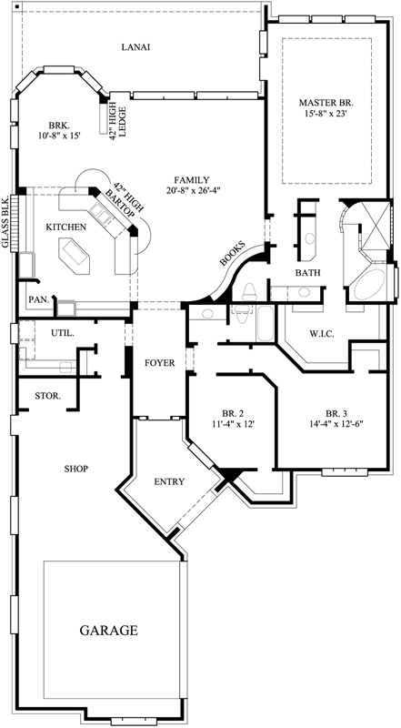 Main Floor Plan: 62-109