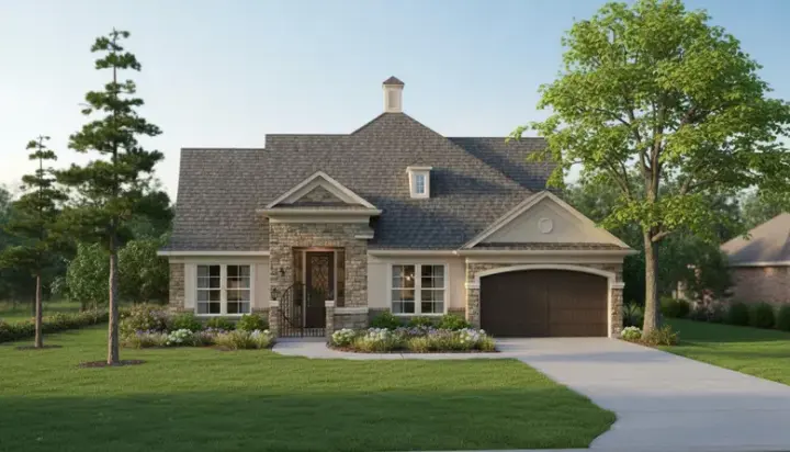 Traditional house plans 62-113 - front exterior, 2,563 sq ft, 3 bed, 2 bath house plans | Monster House Plans