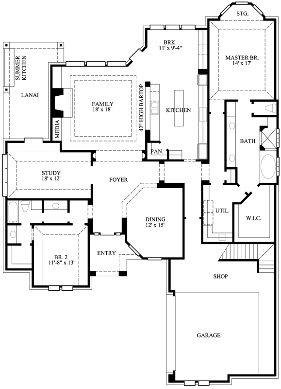 Main Floor Plan: 62-114