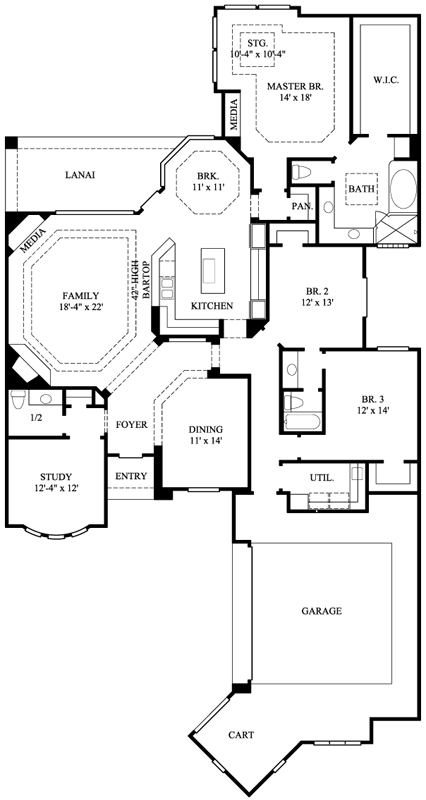 Main Floor Plan: 62-116