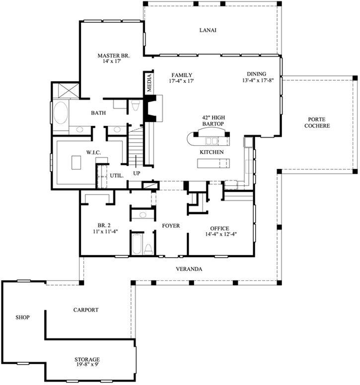 Main Floor Plan: 62-117