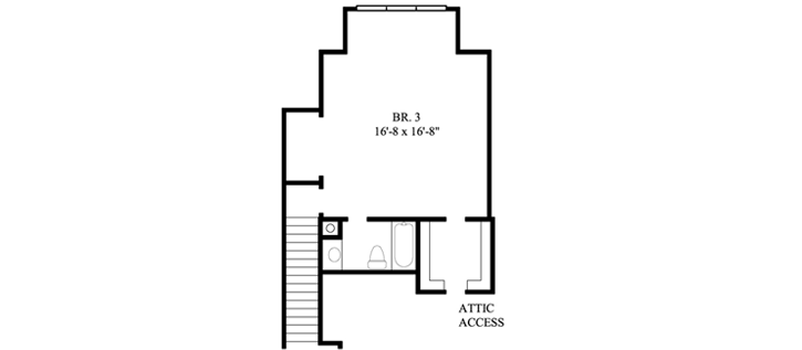 Upper/Second Floor Plan: 62-117