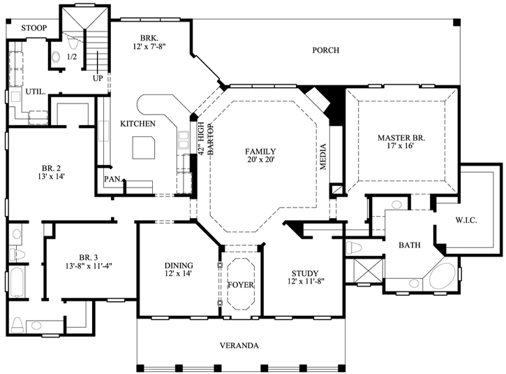 Main Floor Plan: 62-119