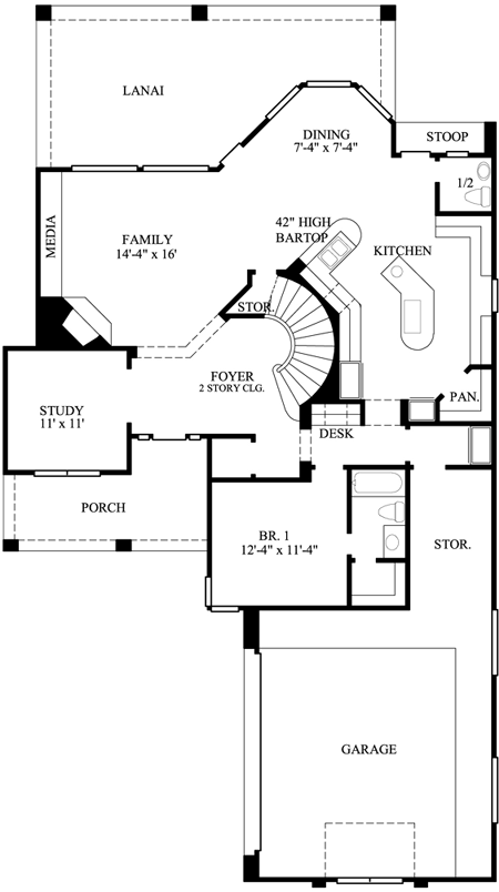 Main Floor Plan: 62-122