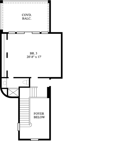 Upper/Second Floor Plan: 62-123