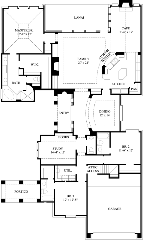 Main Floor Plan: 62-124