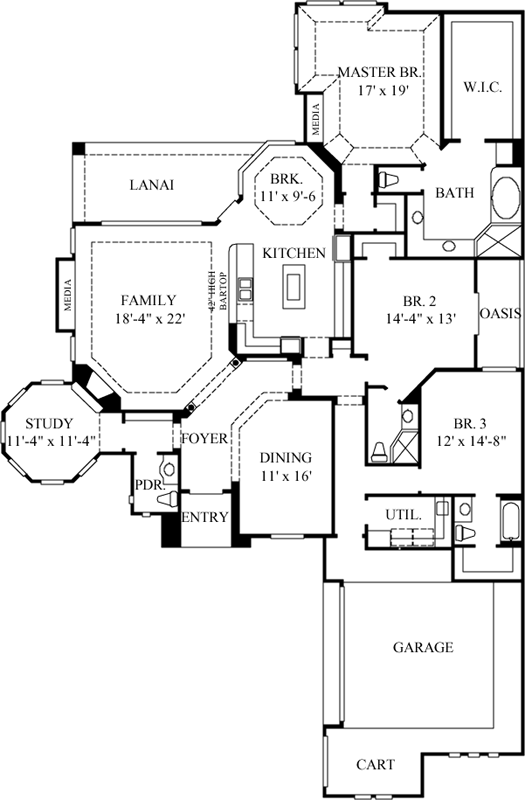 Main Floor Plan: 62-125
