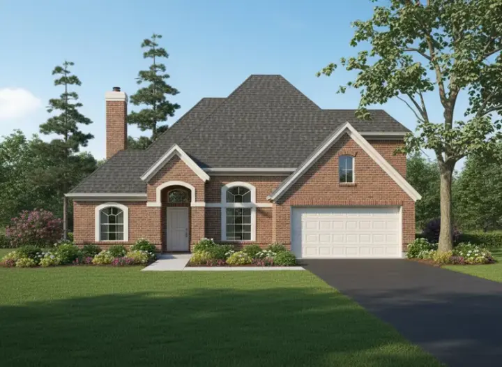 Traditional house plans 62-127 - front exterior, 2,834 sq ft, 3 bed, 2 bath house plans | Monster House Plans