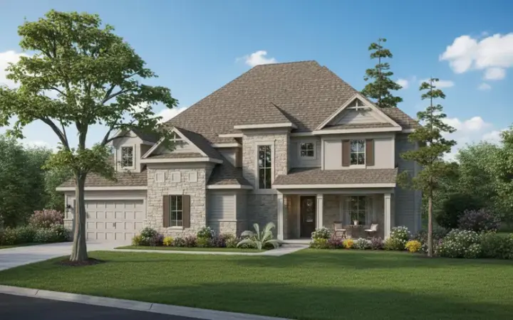 Traditional house plans 62-129 - front exterior, 2,891 sq ft, 2 bed, 3 bath house plans | Monster House Plans