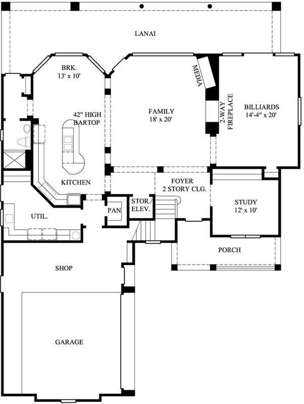 Main Floor Plan: 62-129