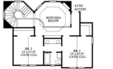 Upper/Second Floor Plan: 62-133