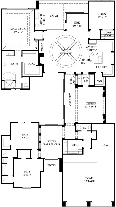 Main Floor Plan: 62-134