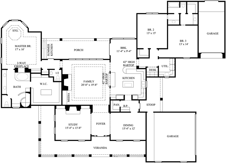 Main Floor Plan: 62-136