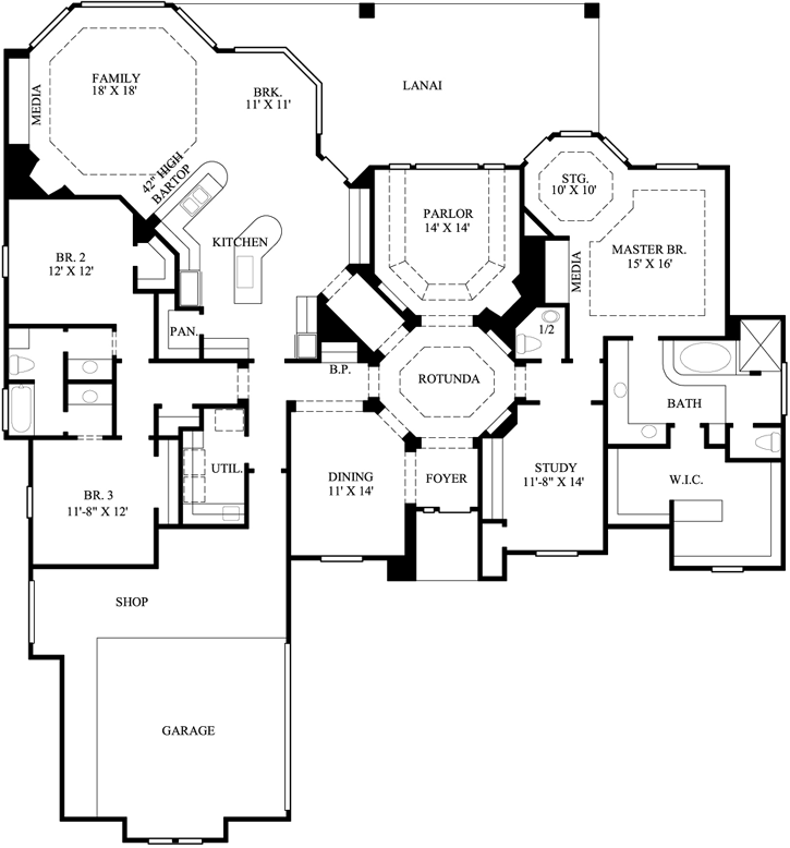 Main Floor Plan: 62-144