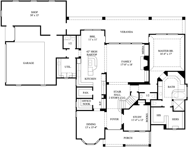 Main Floor Plan: 62-145