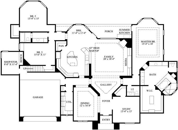 Main Floor Plan: 62-147