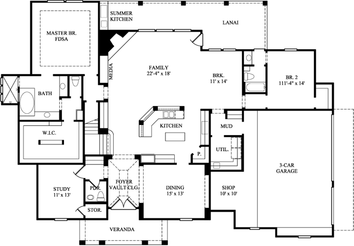 Main Floor Plan: 62-153