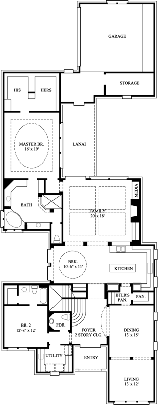 Main Floor Plan: 62-155