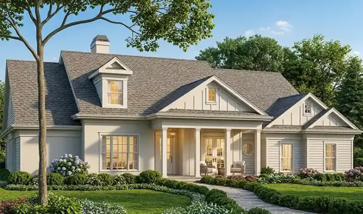 Southern house plans 62-159 - front exterior, 3,246 sq ft, 4 bed, 3 bath house plans | Monster House Plans