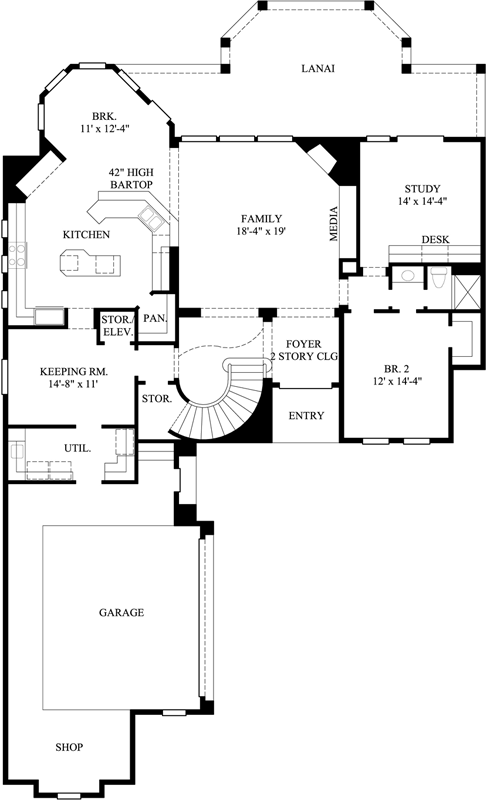 Main Floor Plan: 62-161