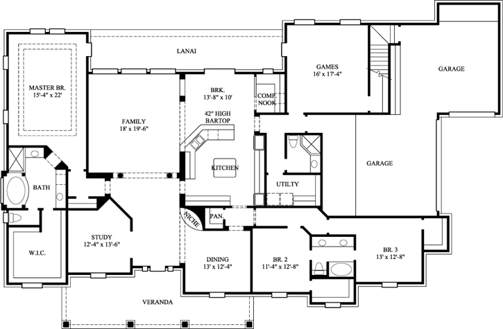 Main Floor Plan: 62-163