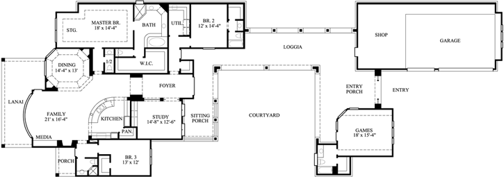 Main Floor Plan: 62-165