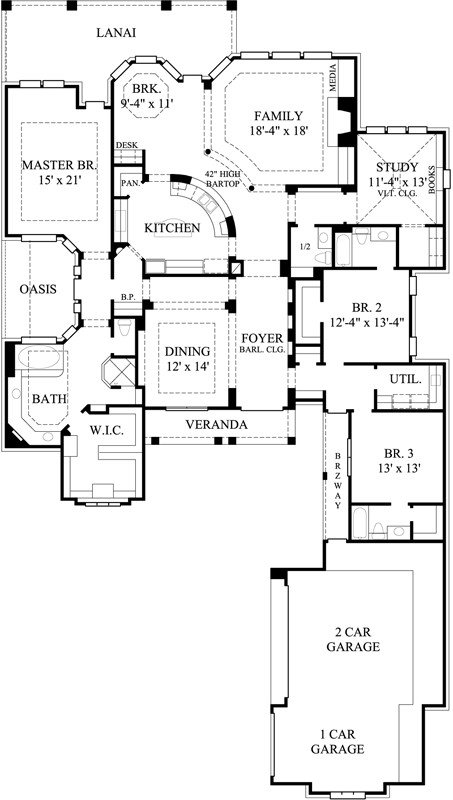 Main Floor Plan: 62-167