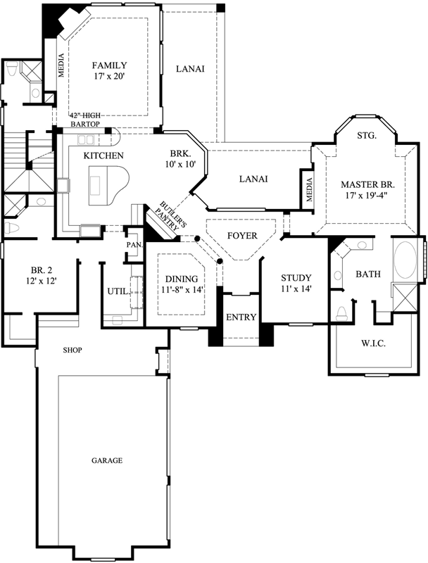 Main Floor Plan: 62-169