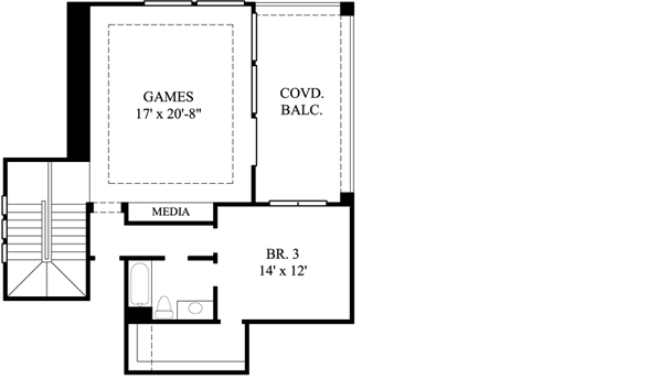 Upper/Second Floor Plan: 62-169