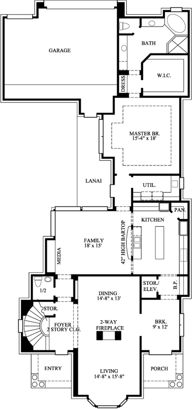 Main Floor Plan: 62-177