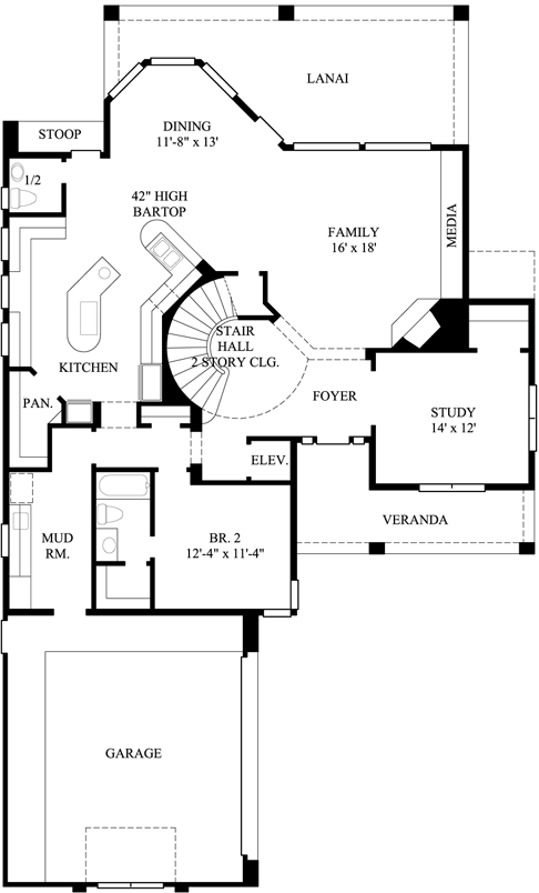 Main Floor Plan: 62-182