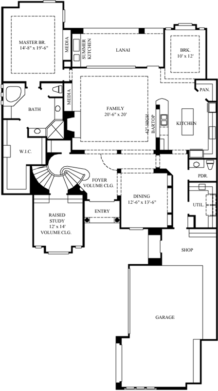 Main Floor Plan: 62-183