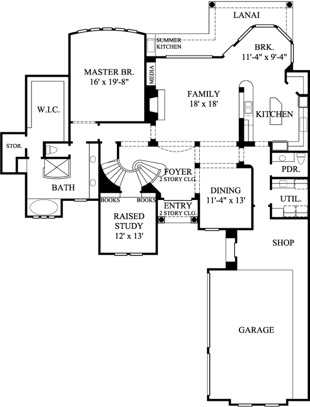 Main Floor Plan: 62-184