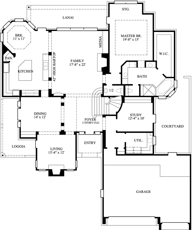 Main Floor Plan: 62-185