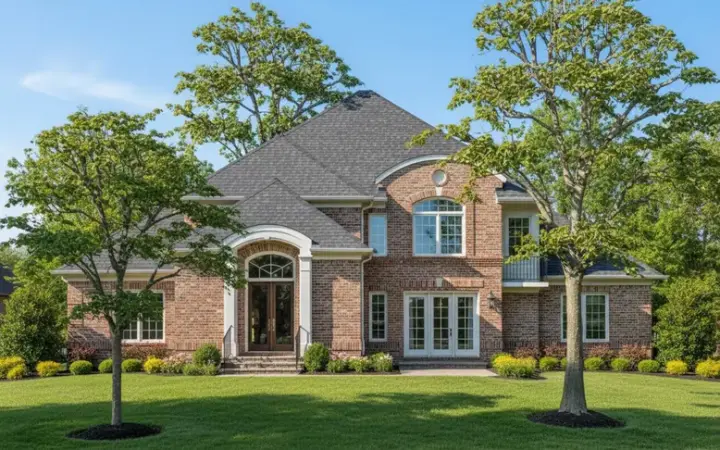 European house plans 62-186 - front exterior, 3,448 sq ft, 3 bed, 2 bath house plans | Monster House Plans