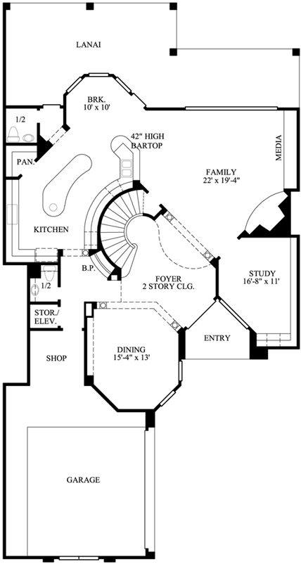 Main Floor Plan: 62-186
