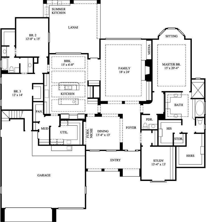 Main Floor Plan: 62-187