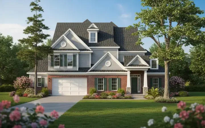 Southern house plans 62-188 - front exterior, 3,467 sq ft, 3 bed, 2 bath house plans | Monster House Plans