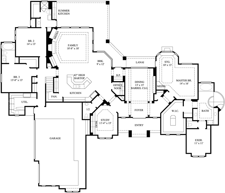 Main Floor Plan: 62-189