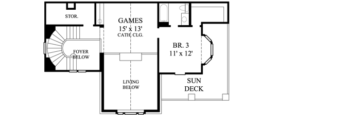 Upper/Second Floor Plan: 62-192
