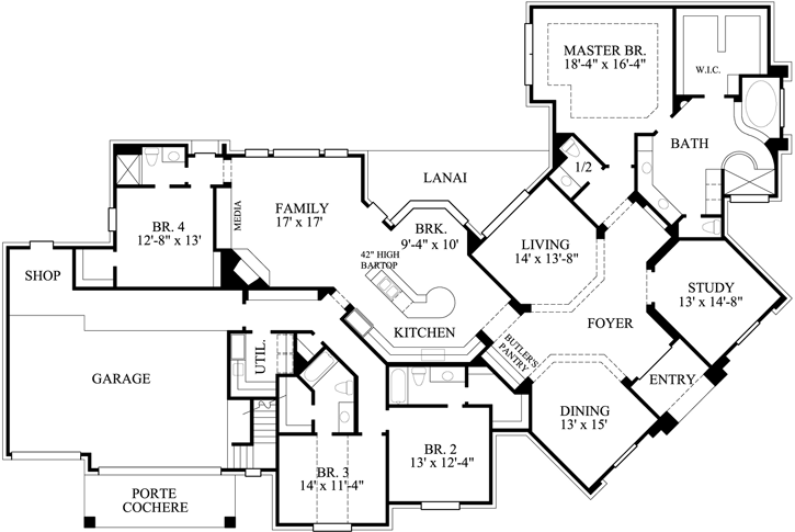 Main Floor Plan: 62-195