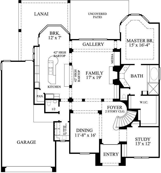 Main Floor Plan: 62-196