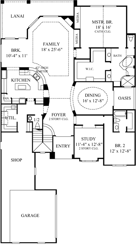 Main Floor Plan: 62-200