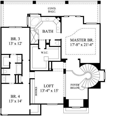 Upper/Second Floor Plan: 62-201