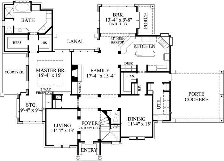 Main Floor Plan: 62-203